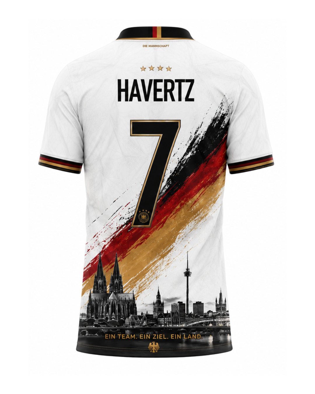 Maillot Allemagne collector vue arrière
