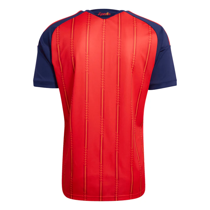 Maillot Espagne domicile vue arrière