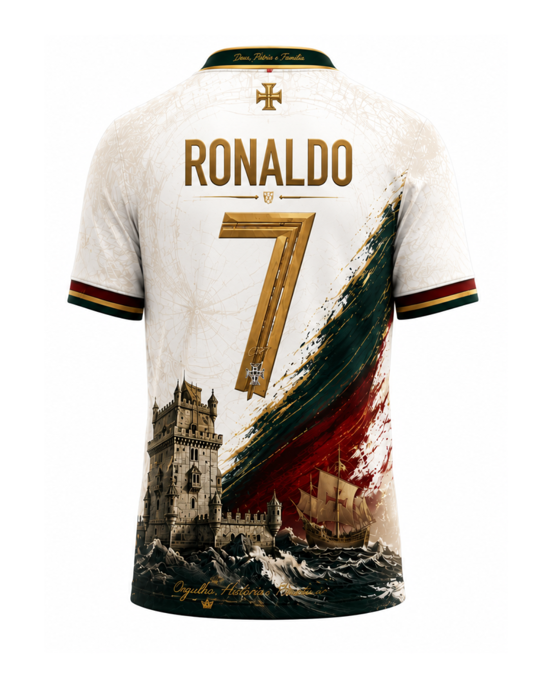 Maillot Portugal collector vue arrière