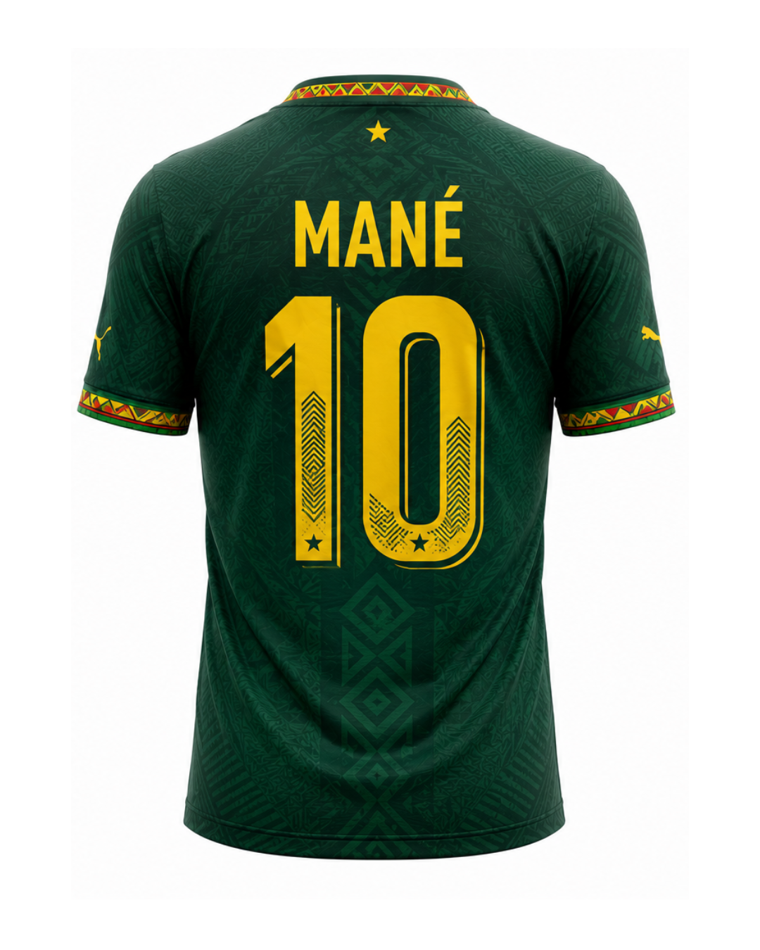 Maillot Sénégal collector vue arrière